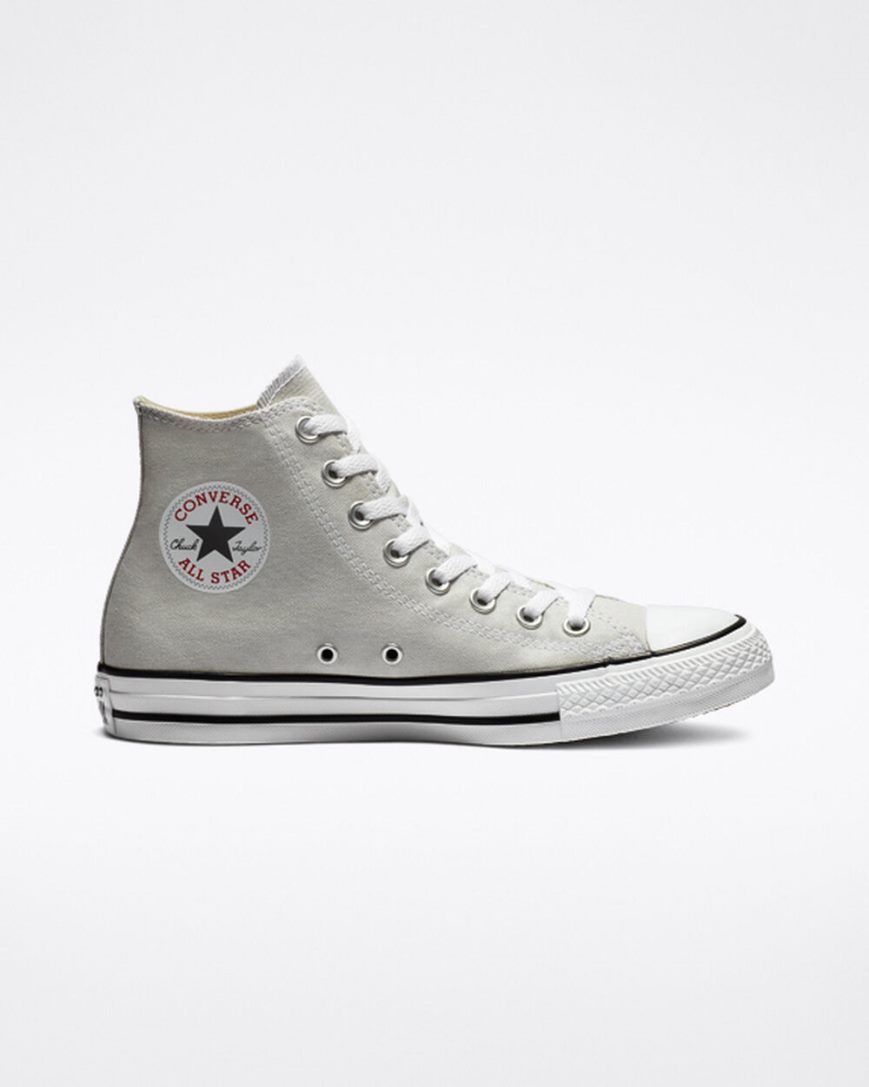 Tenisi Inalti Dama Converse Chuck Taylor All Star Clasici Gri Deschis | RO Q13CRE861